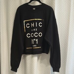 Chic Like Coco Black Sweater